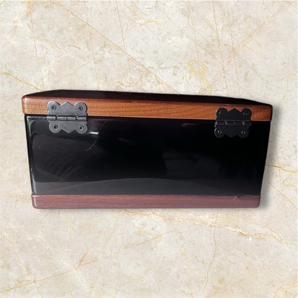 Lincoln Continental Black Walnut Jewelry Box - Picture 6 of 9